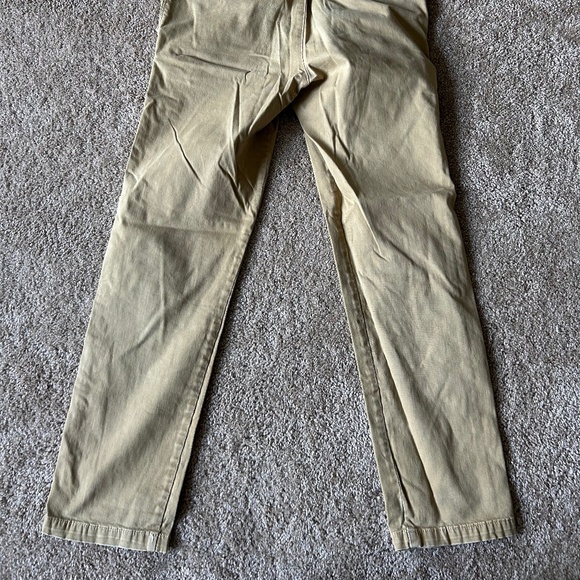 American Eagle Mens 31Wx32L Slim Straight Tan Khaki Pants - Picture 5 of 9